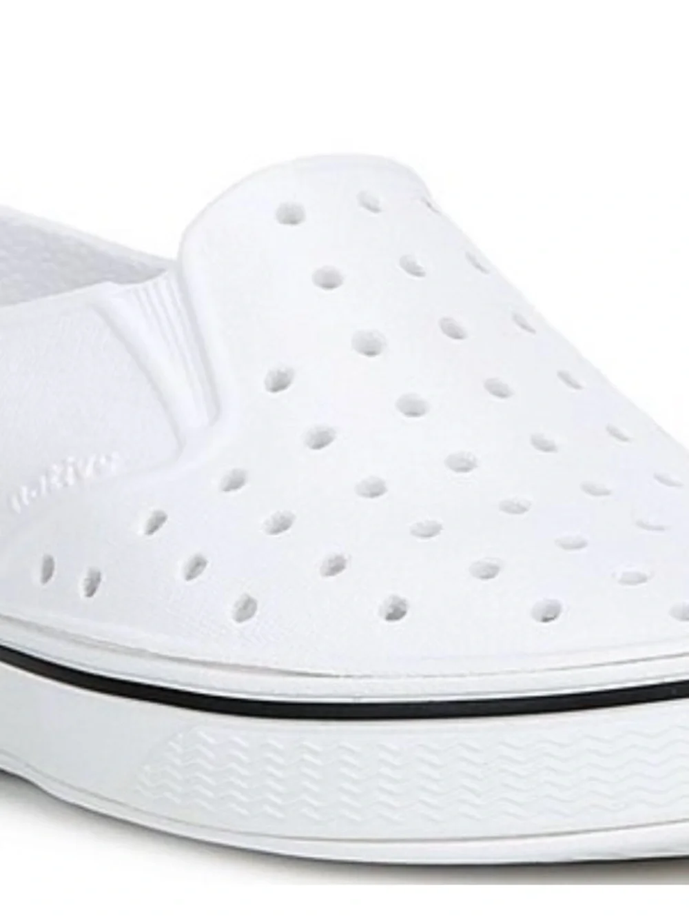 Native White Miles Slip-On Kids Shoe